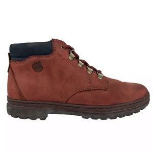 SOLD Timberland Red Suede Leather Boots Chukka 9M